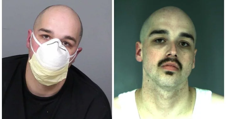 Robbery Suspect Ordered to Wear Two Masks in Booking Photo After ...