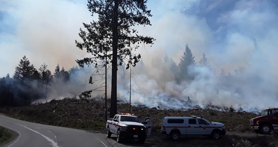 Calfire Battling Two April Wildfires in the Bald Hills Area - Vimarsana News