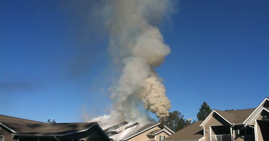 Breaking News: Fire in Willow Creek--One Apartment Fully Involved