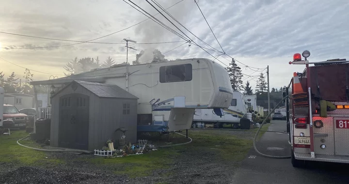 Humboldt Bay Fire Respond To Burning Trailer At Eureka Mobile Estates ...