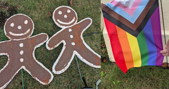 Eureka Police Investigating Hate Crime After Gay Couple's Christmas Decorations Were Vandalized - Vimarsana News
