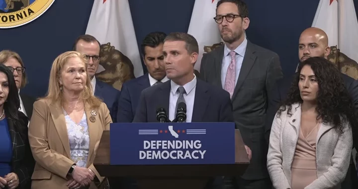 (WATCH LIVE) Governor Newsom and California Democrats Provide an Update on 'Election Rigging Response Act'