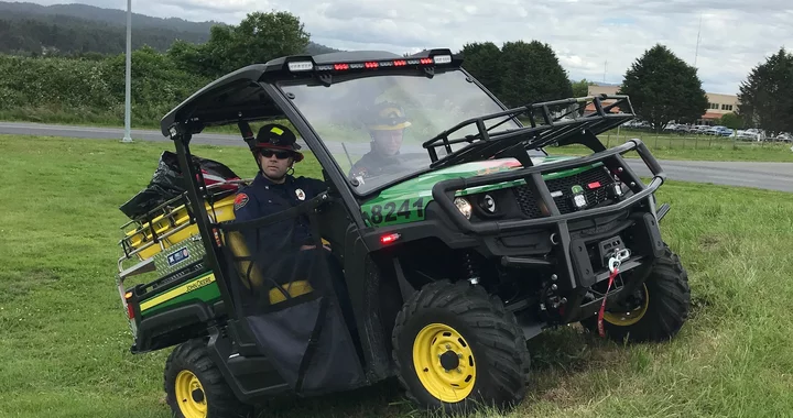 The LI'L GREEN FIRE ENGINE! Arcata Fire Gets Cool New Offroad Rescue ...