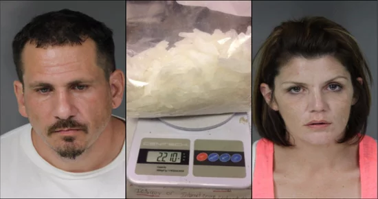 Two Pounds Of Meth Discovered During Traffic Stop Near Benbow Two Arrested Lost Coast Outpost 8030