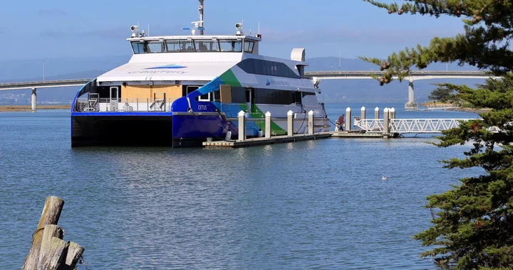 Brand-Spanking New San Francisco Bay Ferry -- the Cetus -- Stops in ...