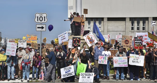 Eureka Rallies Against Trump