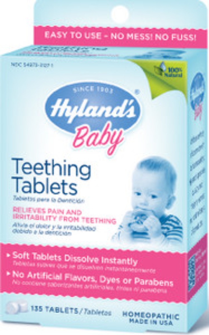 homeopathic teething tablets