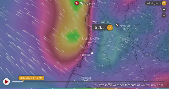 High Winds are Causing Power Outages Across the County | Lost Coast ...