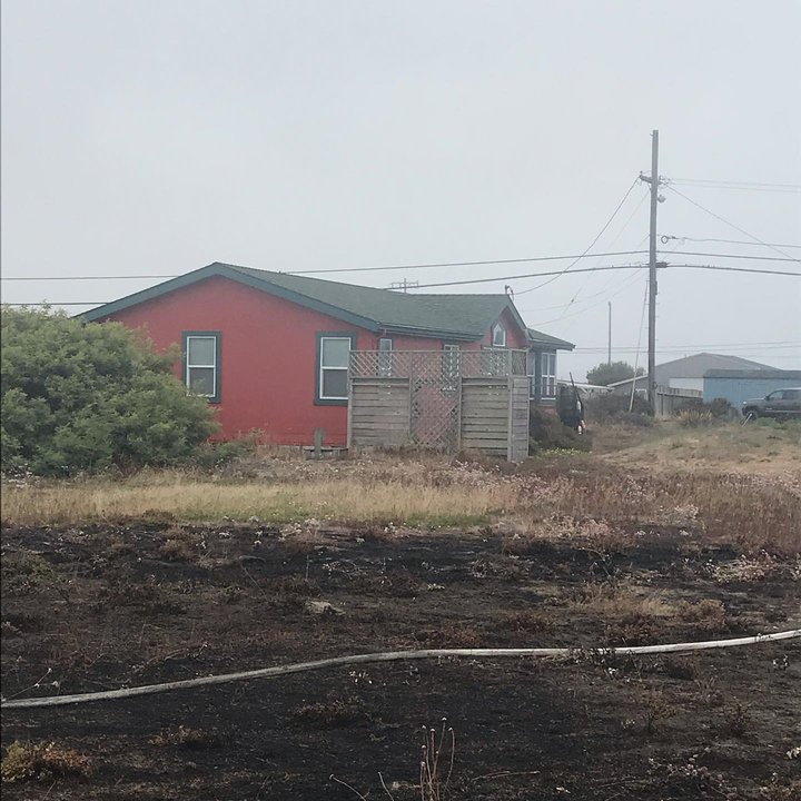 Yesterday's Vegetation Fire in Fairhaven Threatened 20 Homes, Arcata ...