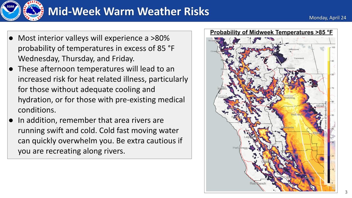 Several Days of Sunshine and Warmth are Forecast for Humboldt County