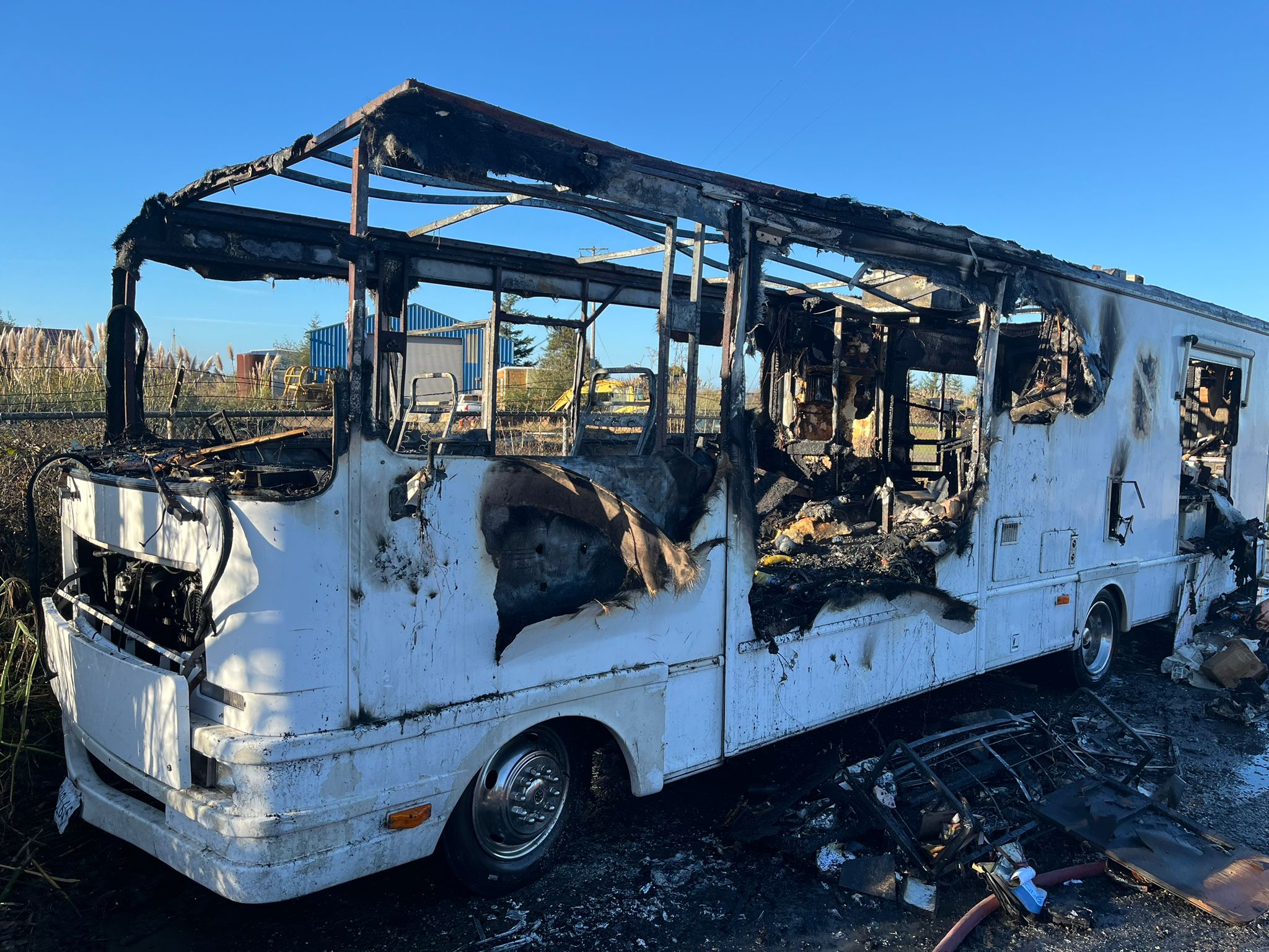 Trailer Fire in Fields Landing Yesterday Morning Results in Total Loss ...