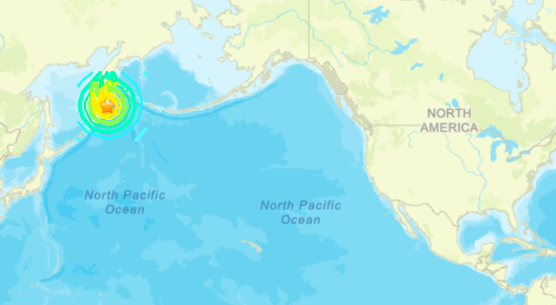Ca tsunami map