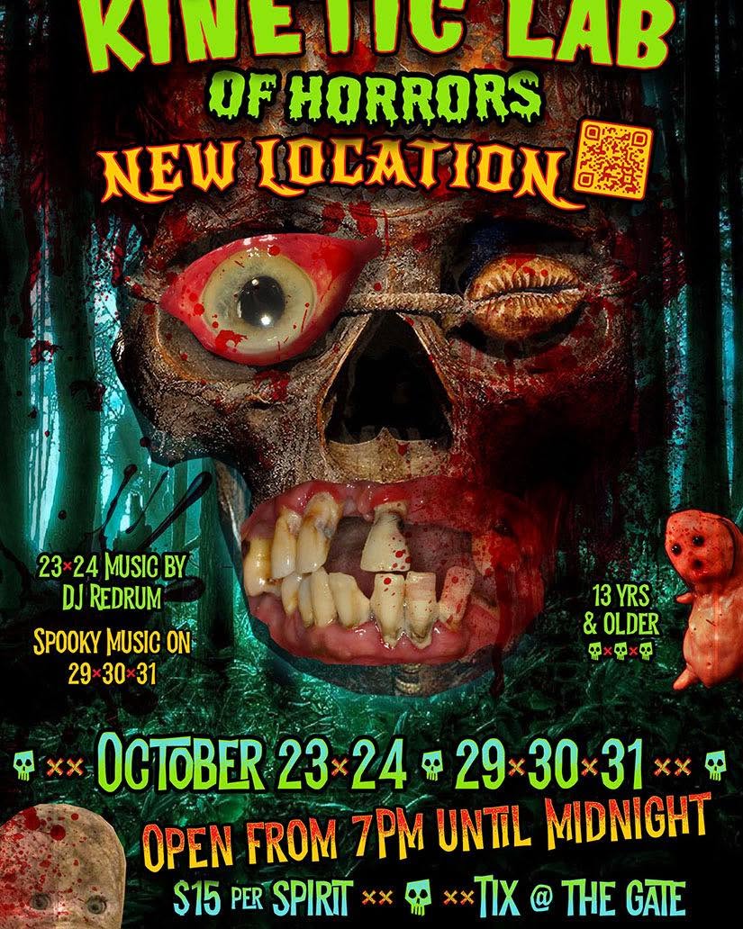 Kenetics Lab Haunted Kinetic Lab of Horrors | Lost Coast Outpost | Humboldt County News